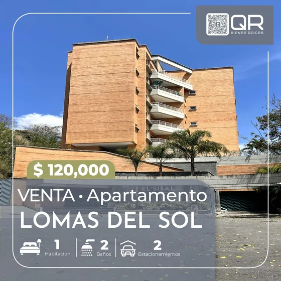 Qr Bienes Raices Vende Apartamento Equipado (sin Mobiliario) En Excelente Edificio De Lomas Del Sol