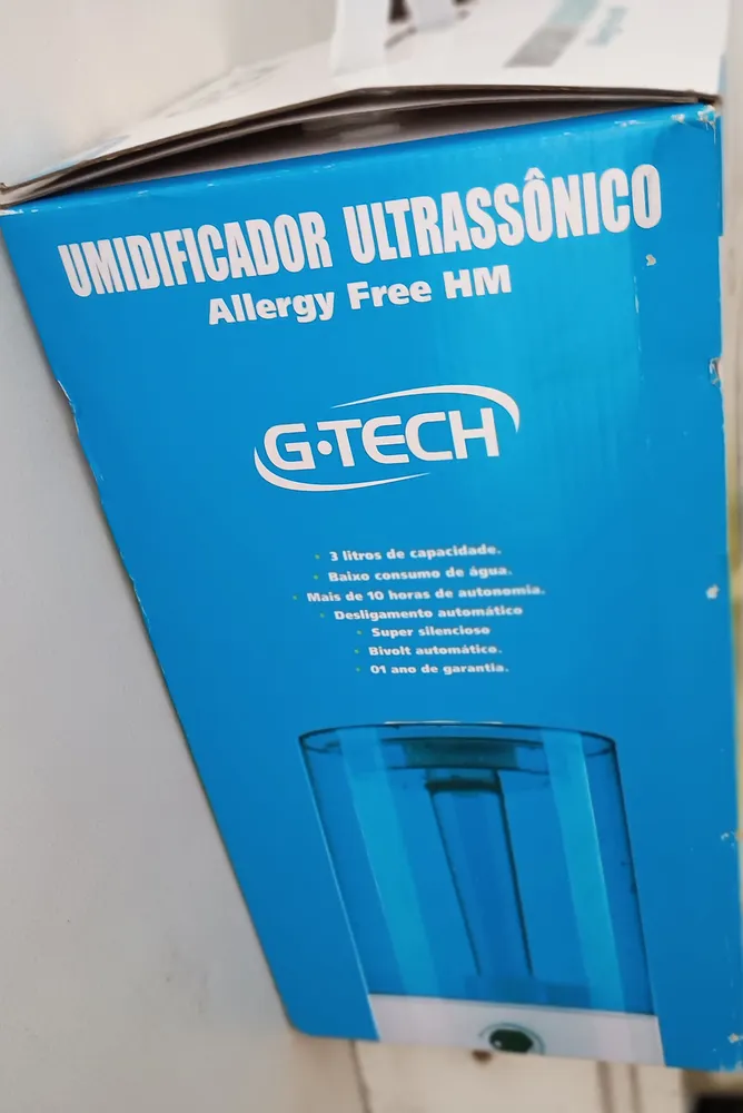 Umidificador Allergy Free Hm Ultrassônico 3l Branco G-tech - Imagem 3