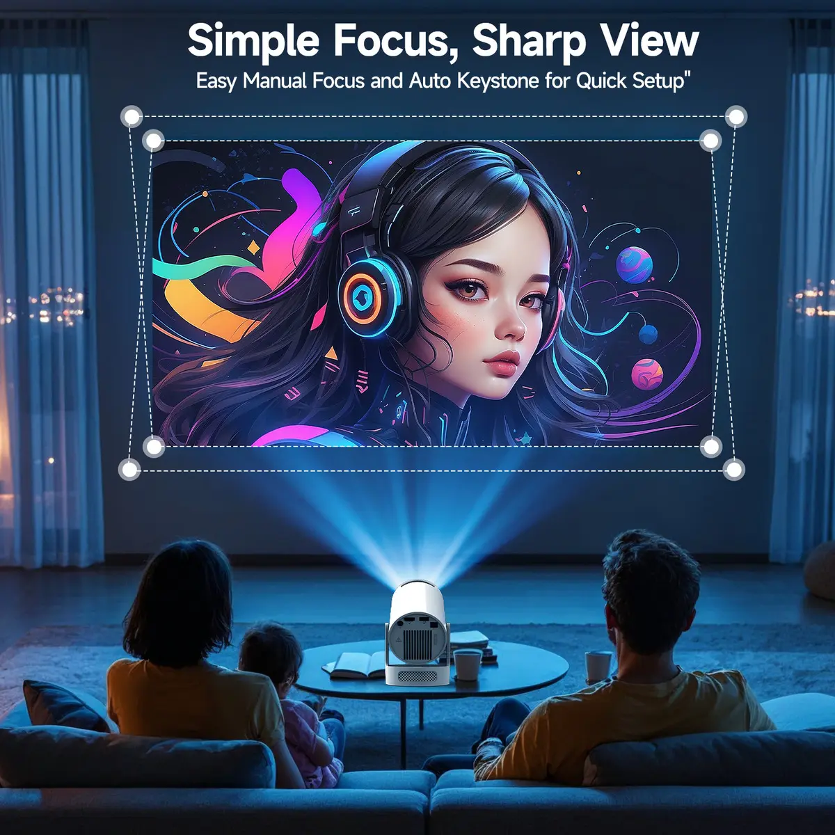 Projetor Magcubic Mini 8k Full Hd Hy300pro+ Portátil Android 14 Smart Wifi6 Bluetooth 5.4 Led 260ansi Cinema Home Com... Cinza 127/220v