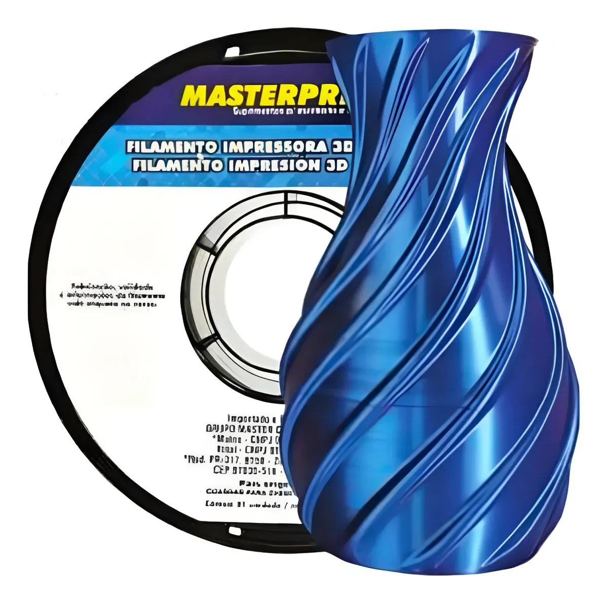 Masterprint PLA Hyper Speed 1.75mm 1kg — Silk Azul