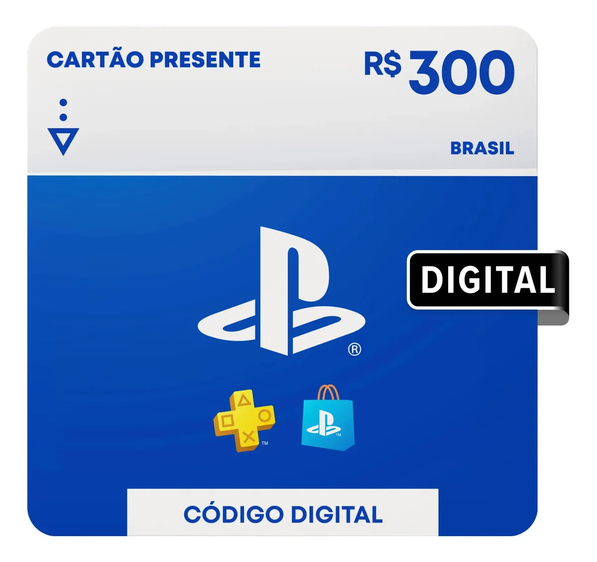 Sony PlayStation Store Gift Card R$ 300 (Digital)