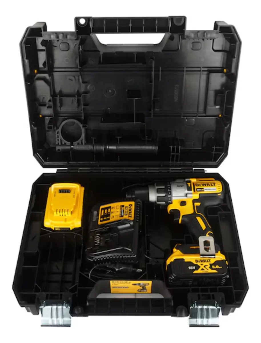 TALADRO PERCUTOR DEWALT INALAMBRICO 13MM 20V MALETIN 2 BAT COLOR AMARILLO - FOTO 7