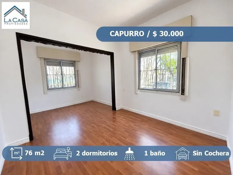 Alquiler De Casa De 2 Dormitorios En Capurro