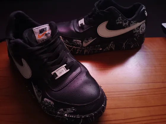 Air force botitas negras best sale