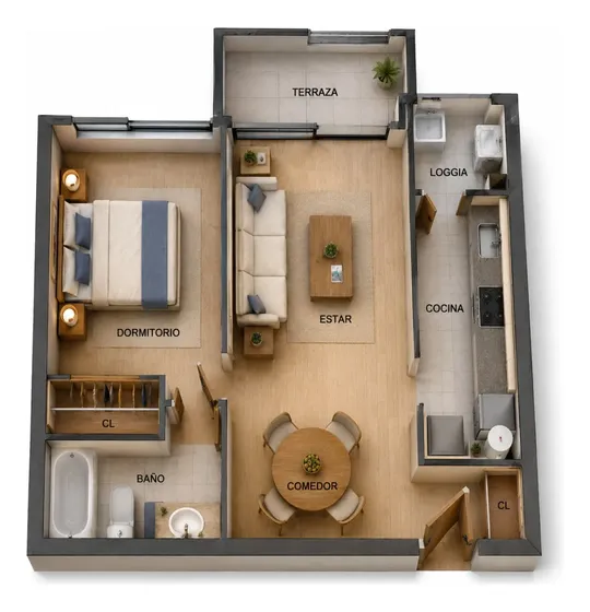 En Venta Departamento 1 Dormitorio | Ñuñoa