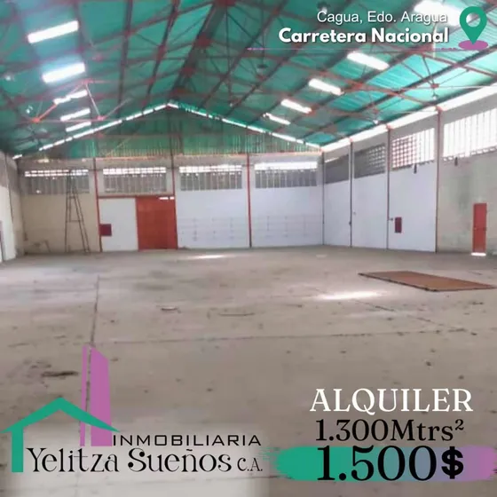 Galpón En Alquiler En La Carretera Nacional Cagua La Villa