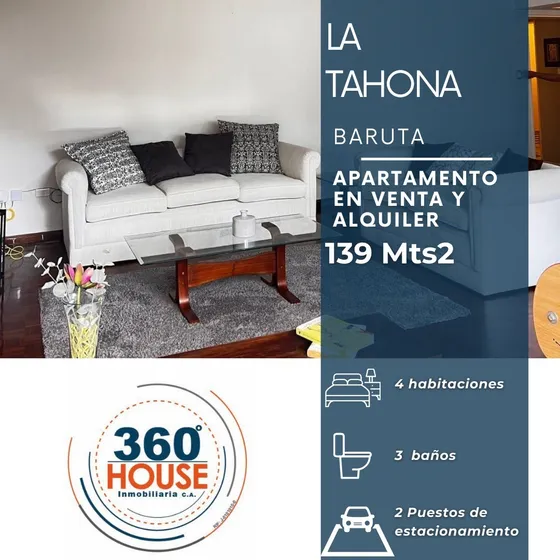 Alquiler O Venta De Apartamento En La Tahona, Mcpio Baruta Yr