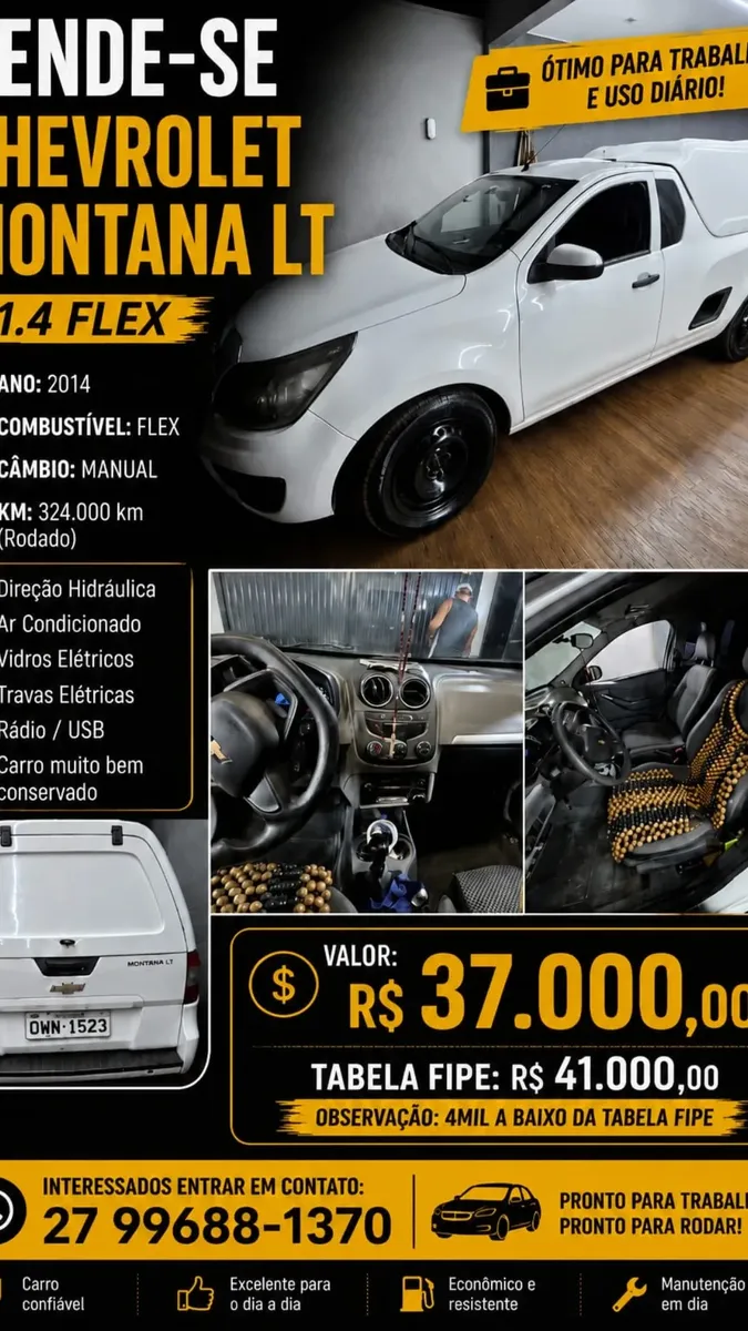 Chevrolet Montana 2014 1.4 Ls Econoflex 2p — foto 4