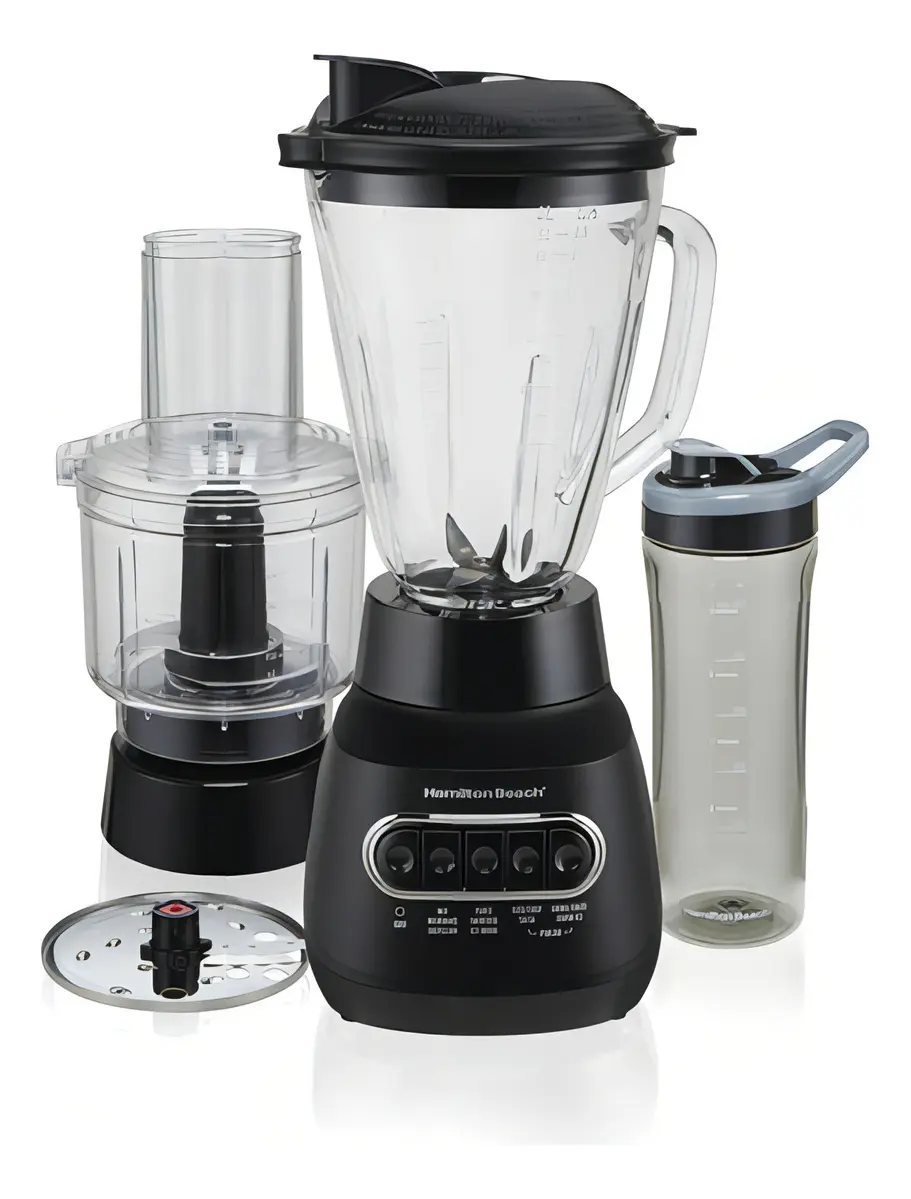 Liquidificador 3 Em 1 Hamilton Beach MultiBlend de Vidro, 1.5 L e 800 W Com Função Pulsar