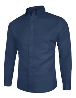 Camisa azul acero sale