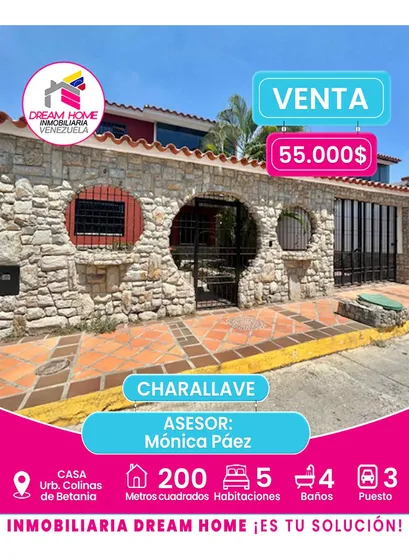 Casa En Venta  Urb. Colinas De Betania  Charallave 