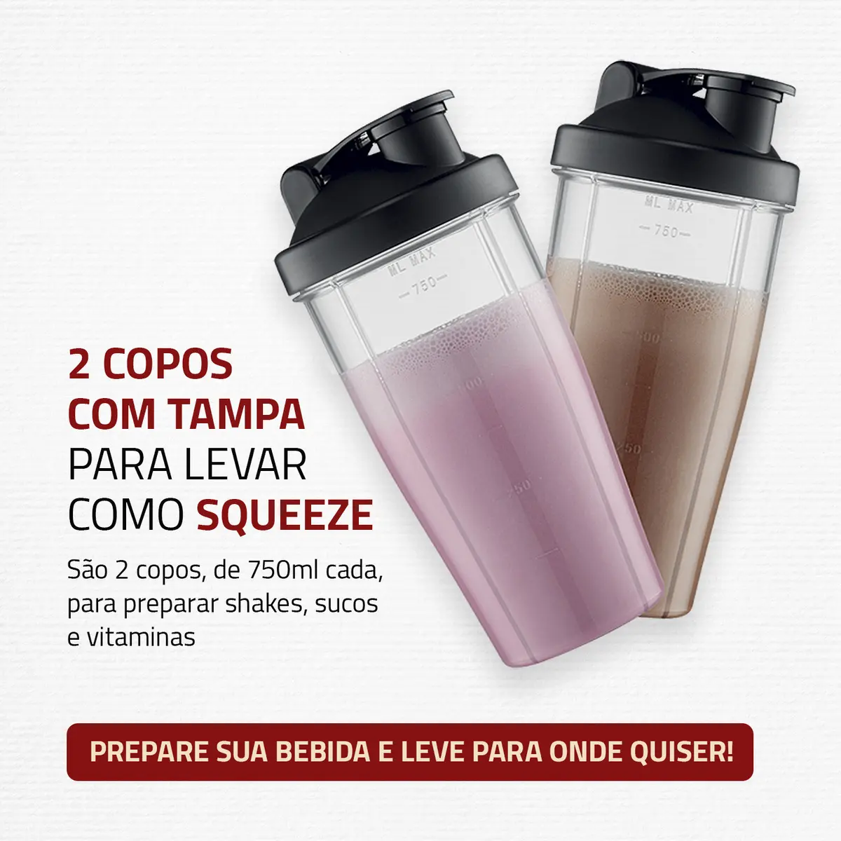 Personal Blender, Mondial Preto/prata 300W DG-01 - Imagem 4