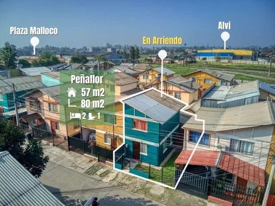 Arriendo De Casa En Peñaflor - Excelente Estado