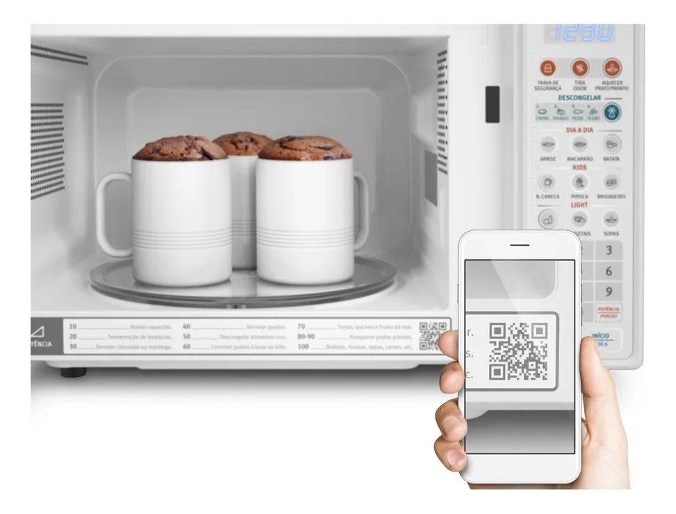 Detalhes do Micro-ondas Electrolux