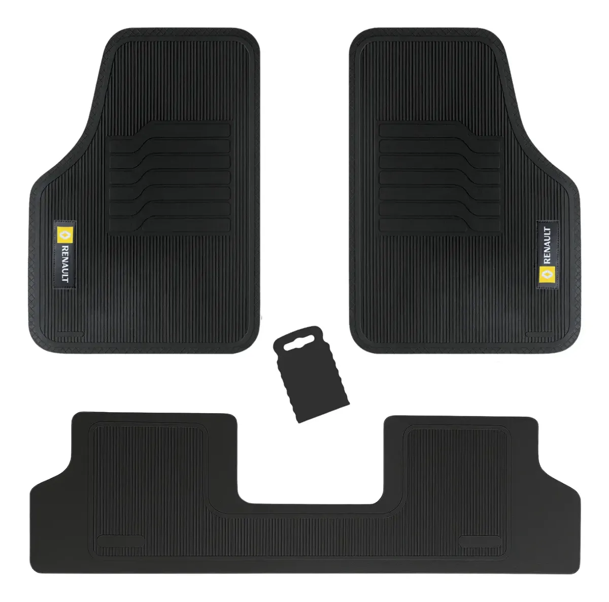 Jogo Tapetes Emborrachado Personalizado Renault 5 Pçs Preto - tapete sandero,  jogo de tapetes sandero, jogo tapetes emborrachado renault, tapete renault