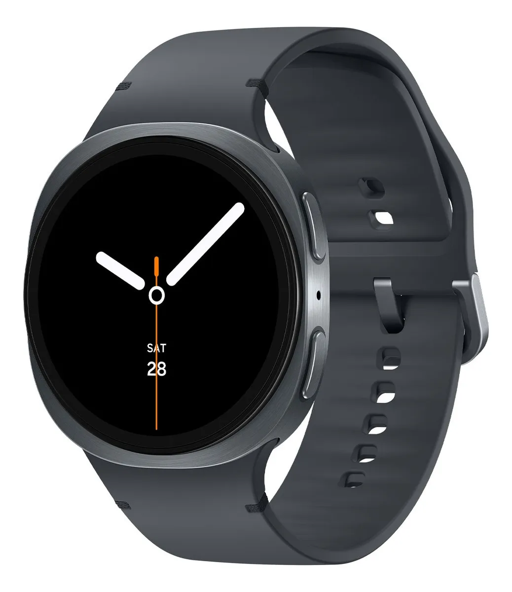 Samsung Galaxy Watch8 Smartwatch 44mm Bt, Galaxy Ai Branco Milanês Cinza-escuro Cinza-escuro