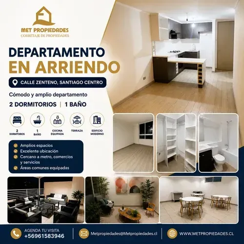 Departamento Cercano A Metros Matta Y P. O'higgins