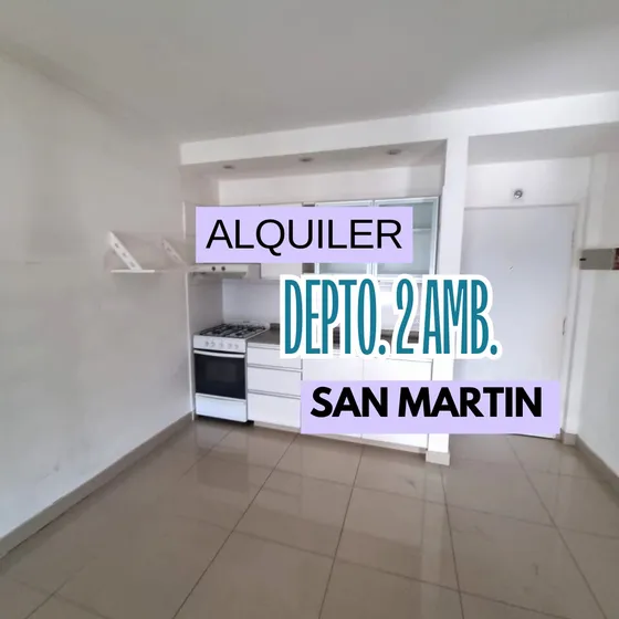 Alquiler Depto 2 Ambientes San Martin Centro