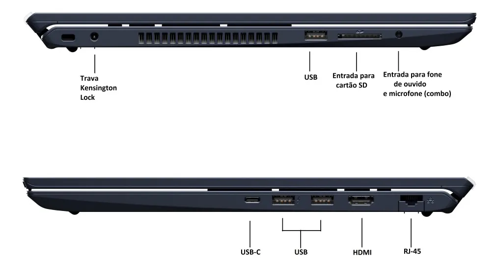 Notebook Vaio Fe16 Intel Core I5 13ª Gen Windows 11 Home 16gb 512gb Ssd Wi-fi 6 Tela 16" Ips Wuxga Antirreflexo - Cinza Grafite - Vjfe62f11x-b0321h - Memória Expansível Até 64gb - Imagem 4