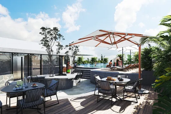 Departamento En Venta En Cancún, Sereia, Áreas Comunes Que Complementan La Experiencia De Vivir En Un Entorno Privilegiado
