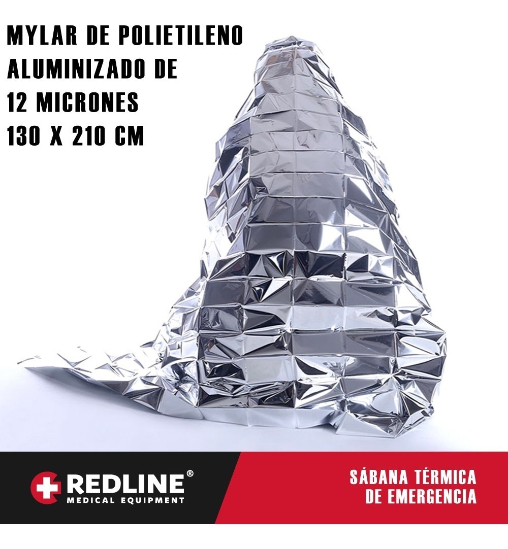 Sábana Térmica Aluminio Redline Manta Emergencia 8 Pack Envío gratis Sábana Térmica Aluminio Redline Manta Emergencia 8 Pack Envío gratis
