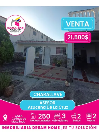 Casa En Venta   Colinas De Matalinda - Charallave