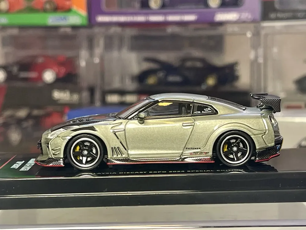 Inno64 Nissan GT-r (r35) Top Secret Expo Malaysia 2024 1/64 Color