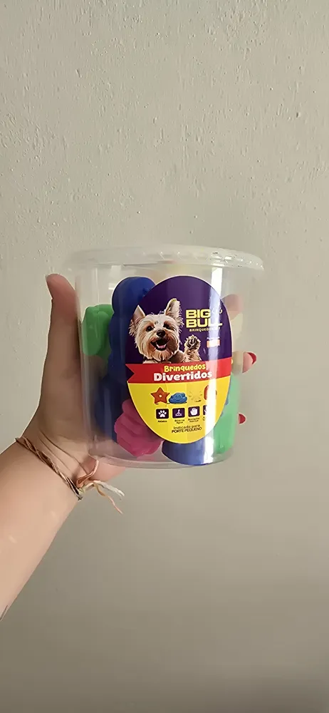 Kit Big Bull 10 Brinquedos Pet Interativo Anti Stress Cachorros Filhotes - Imagem 4