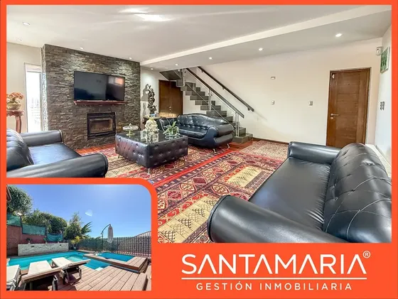 Casa En Venta De 5 Dorm. En Lomas De San Andres, Concepción