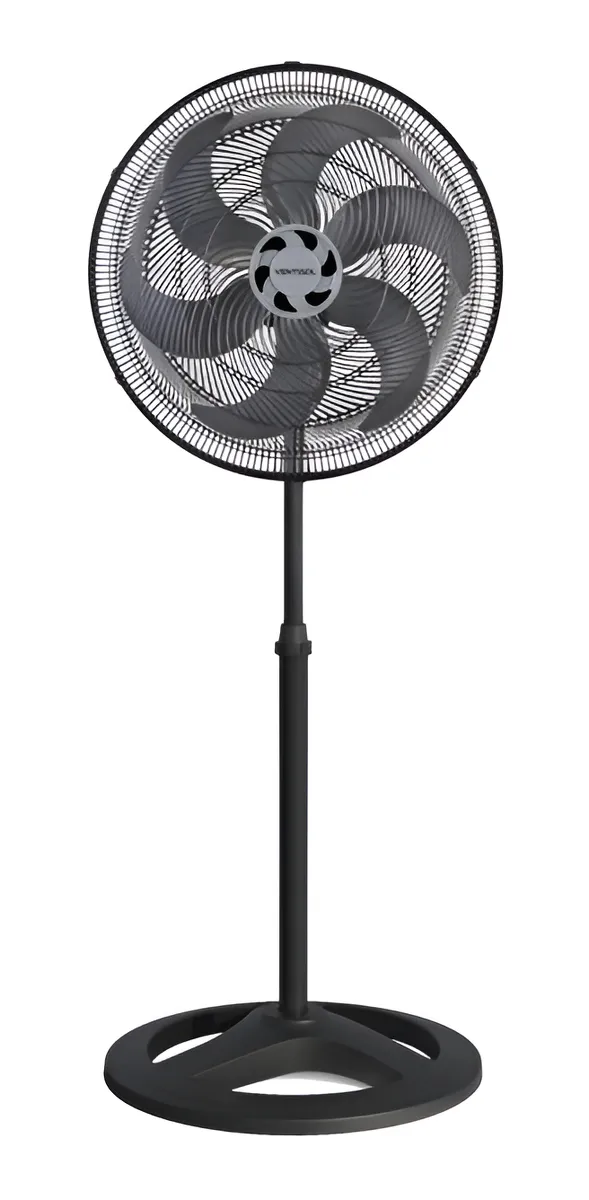 Ventilador De Coluna Turbo 6 Pás 50cm Preto Ventisol