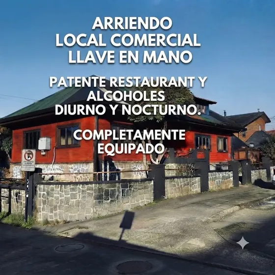 Local Comercial Con Patente Restaurant Y Alcoholes