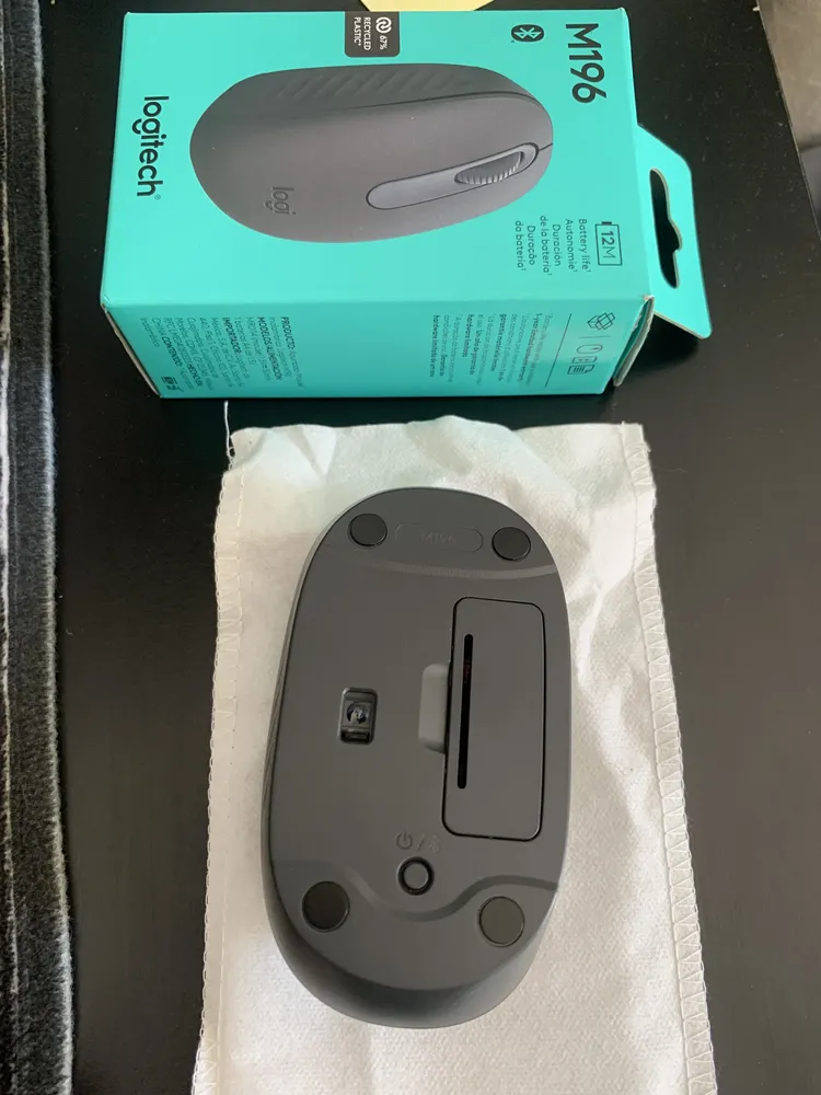 Mouse Sem Fio Logitech M196 Com Conexão Bluetooth - Rosa Rosa - Imagem 3