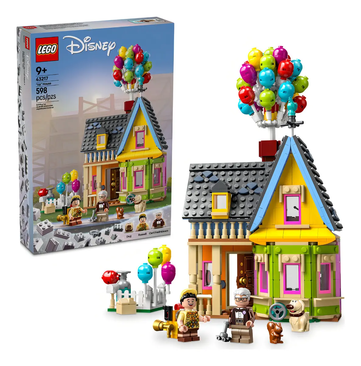Lego Casa De Up Altas Aventuras Disney 43217 598 Carl Fredricksen E Russell