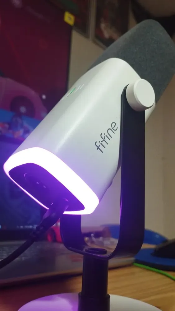 Foto del micrófono compartida por un comprador