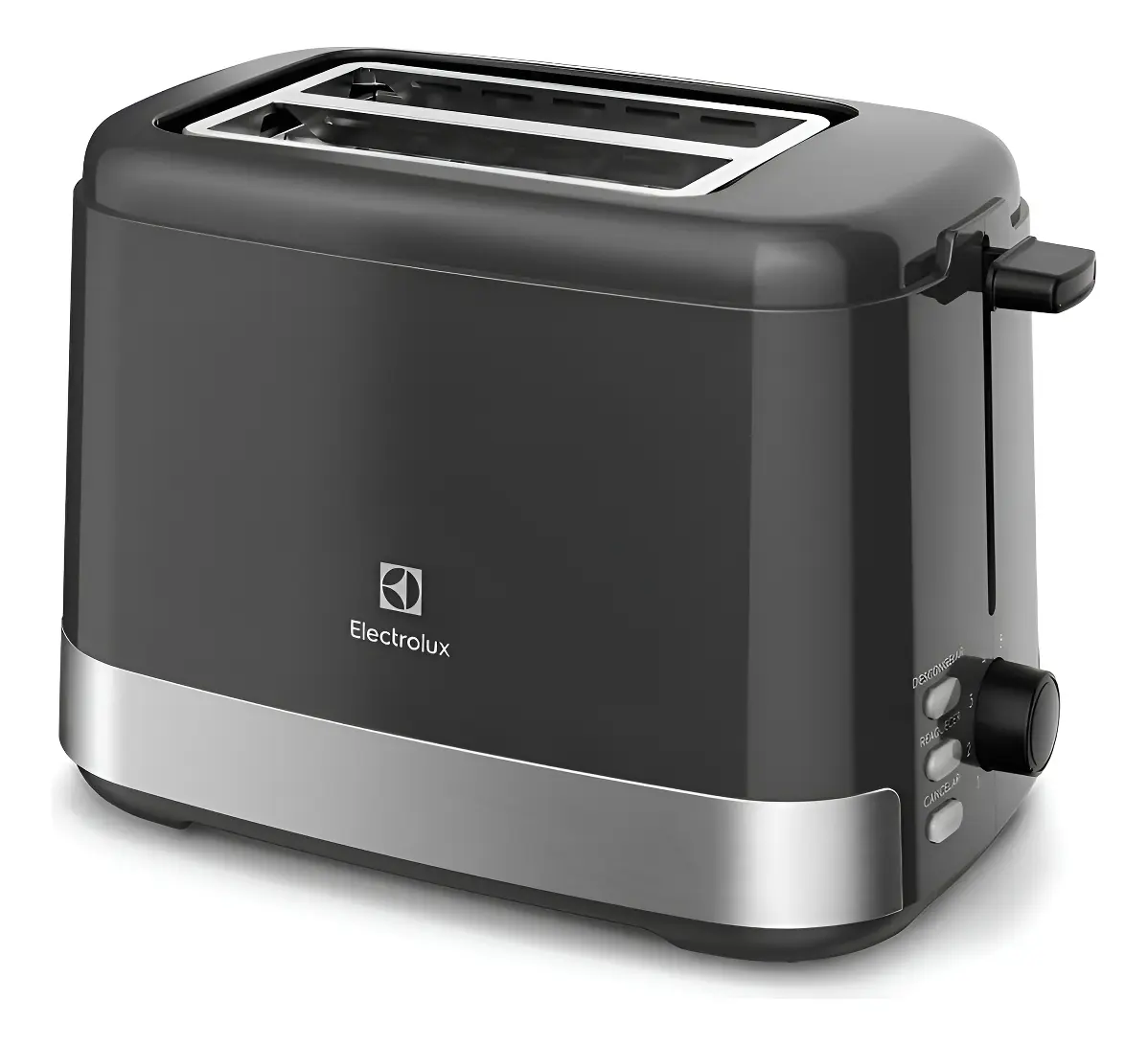 Torradeira Elétrica Electrolux Inox Preta Efficient Ets10