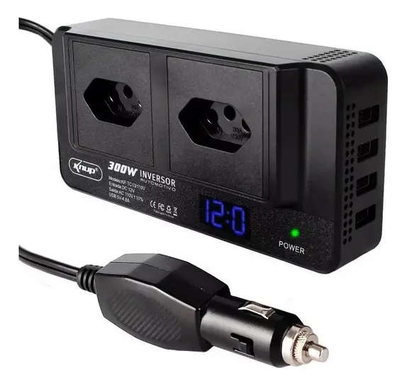 Inversor de Tensão Knup 12V 300W / 110V