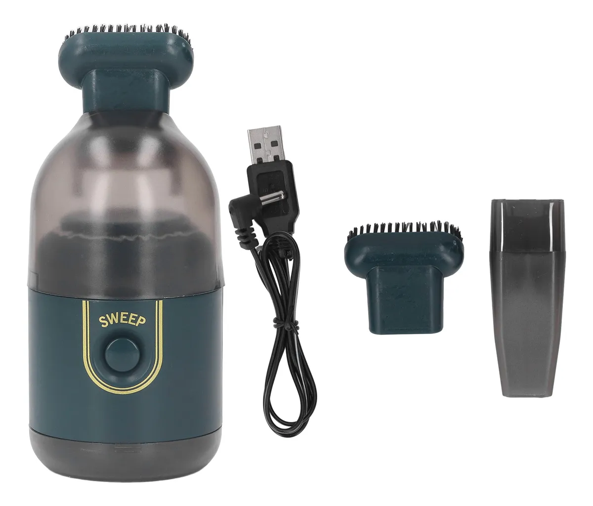 Mini Aspiradora Portátil Green Green, Recargable Por Usb