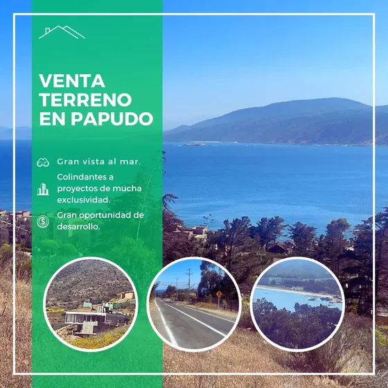 Venta Terreno Papudo Para Proyectos Imnobiliarios