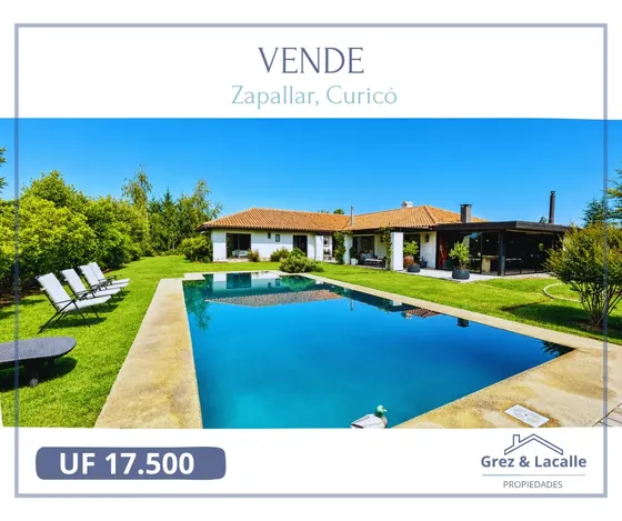 Casa En Venta, Sector Zapallar, Curicó
