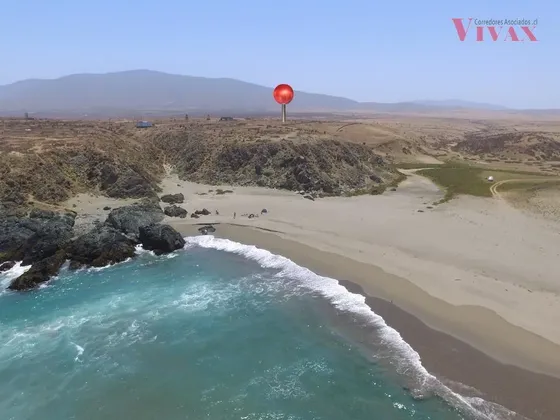 Terreno De 5.000 M2, Frente A La Playa En Huentelauquén