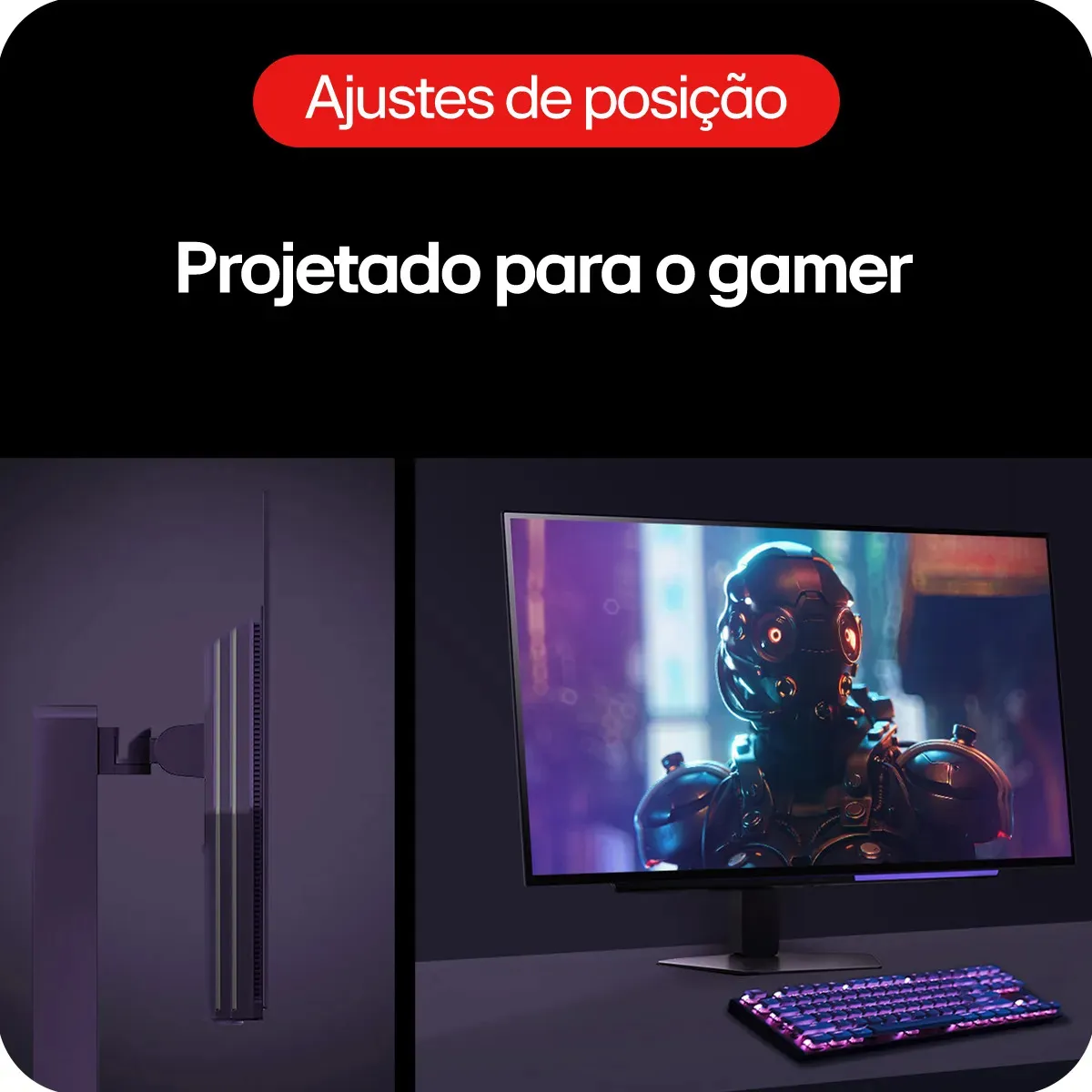 Monitor LG OLED UltraGear 27GX704A-B 27", 240Hz, QuadHD 2K, 0.03ms (GtG), NVIDIA G-SYNC, AMD FreeSync Premium Pro, Vesa AdaptiveSync, HDR True Black 400