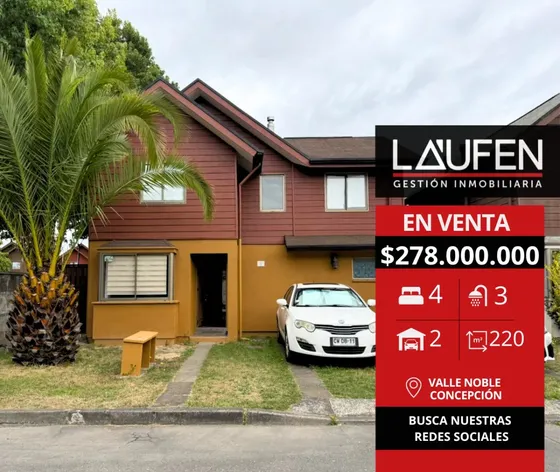 Amplia Casa En Valle Noble De 220mt2