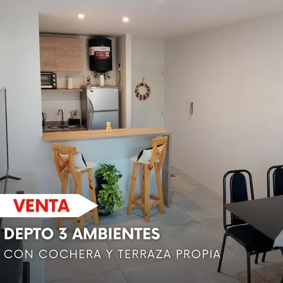 Departamento 3 Ambientes Con Cochera Y Terraza Propia