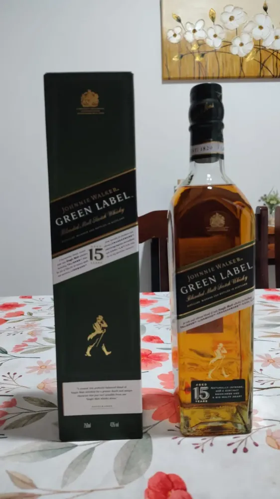 Whisky Johnnie Walker Green Label 15 Años 750ml | Cuotas sin interés