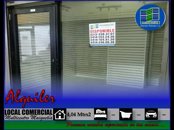 Se Alquila Local Comercial En El Multicentro Maiquetía.
