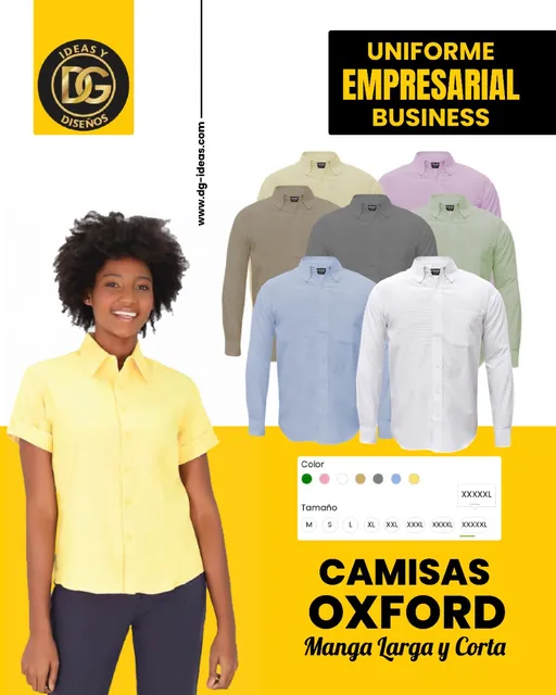 Camisas Oxford, Premium, Tipo Columbia, Uniformes, Empresas