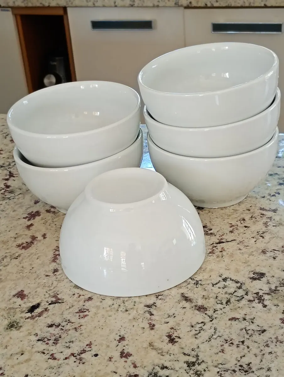 6 Tigela Porcelana 500ml Cumbuca Porcelana Caldo Sopa Rf 140