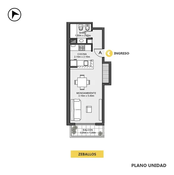 Departamento - Lourdes