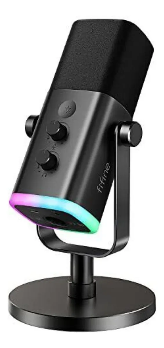 Microfone Fifine AM8 USB XLR para streaming e podcasts