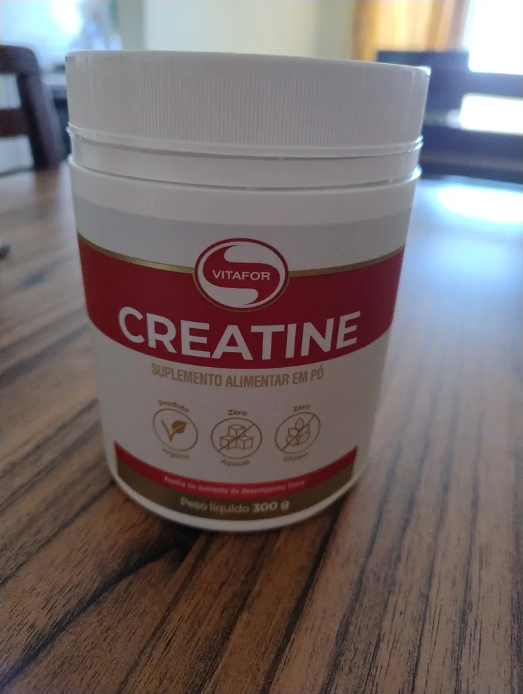 Creatina Monohidratada Creatine Vitafor 300g Sem Sabor - Imagem 4